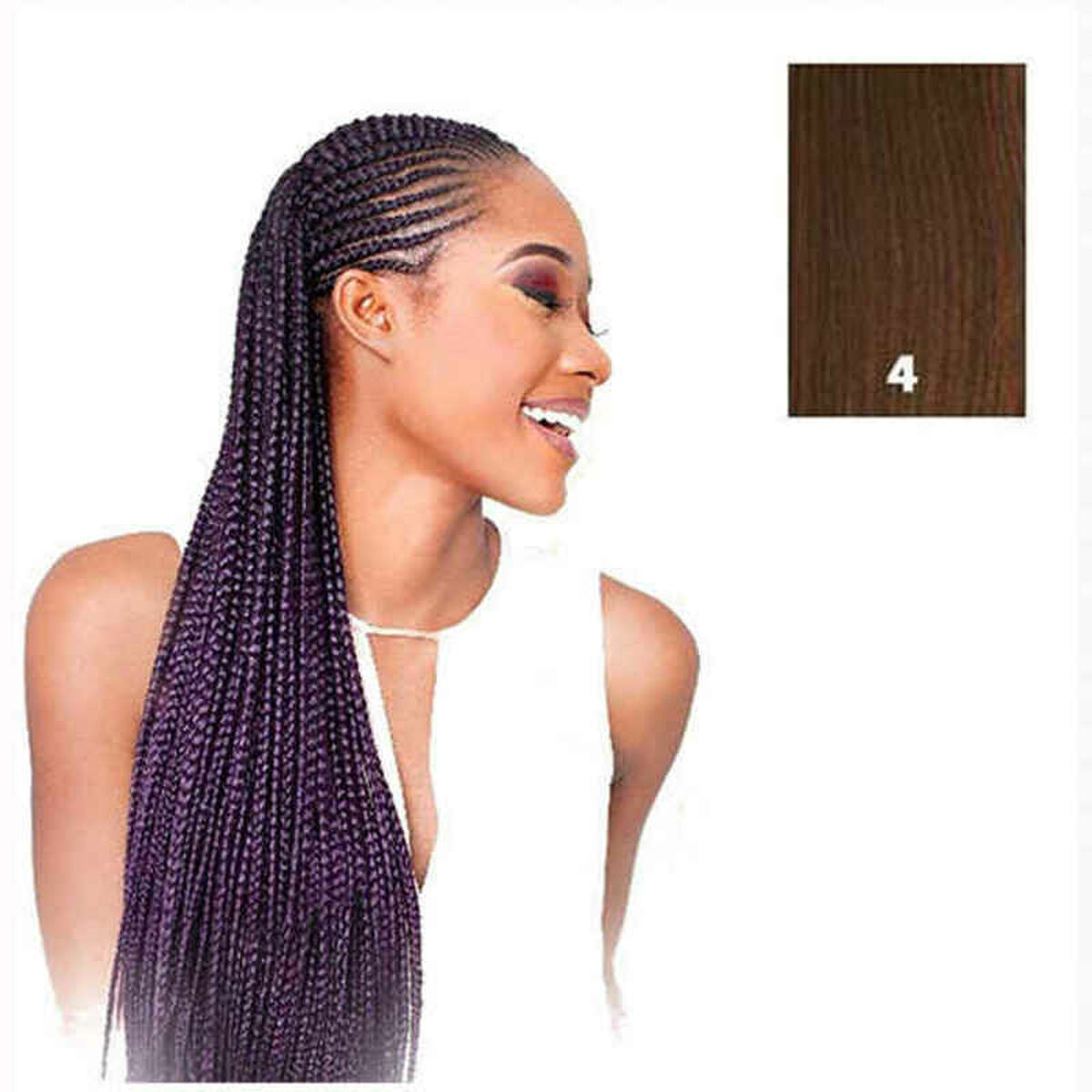 Extensions til håret X-Pression 208,28 cm pelo sintetico Nº 4